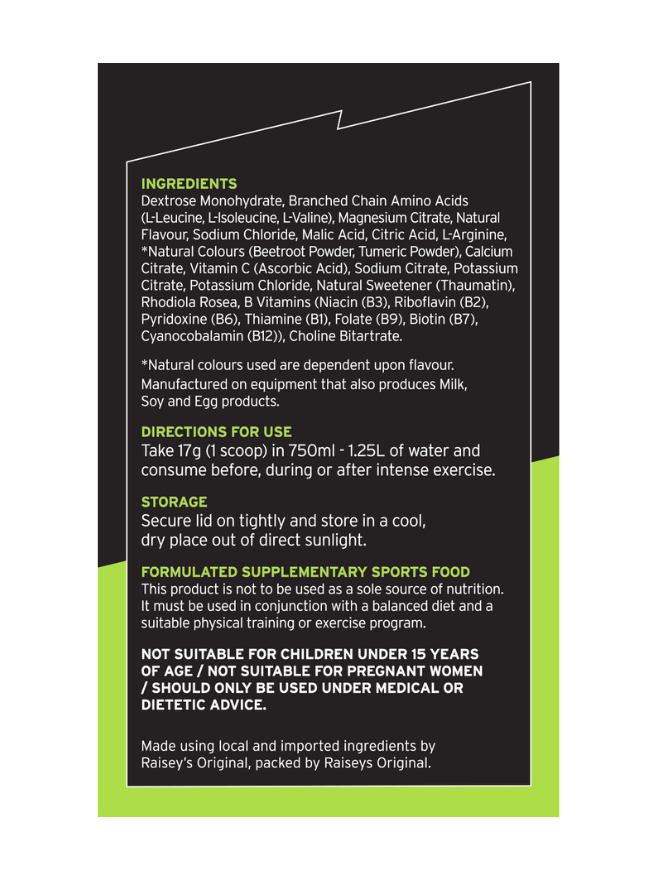 Hydration Powder 10 Servings (Lemon/Lime)