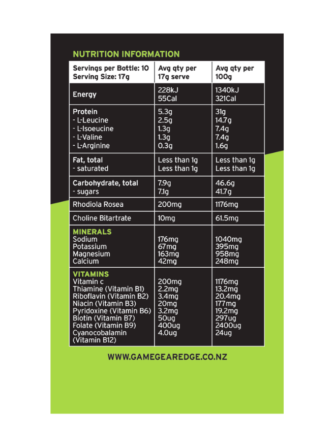 Hydration Powder 10 Servings (Lemon/Lime)