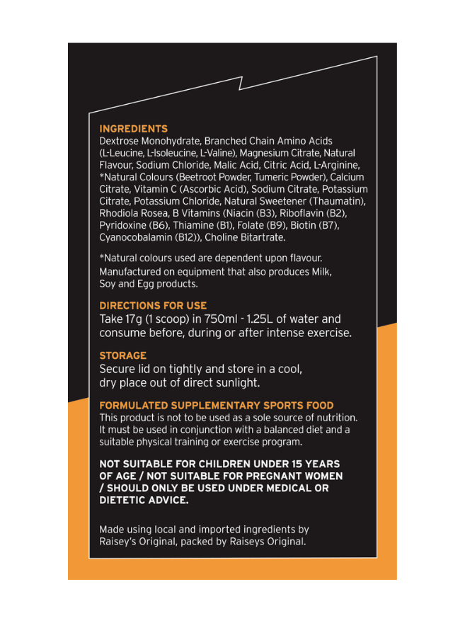 Hydration Powder 10 Servings (Orange/Mango)