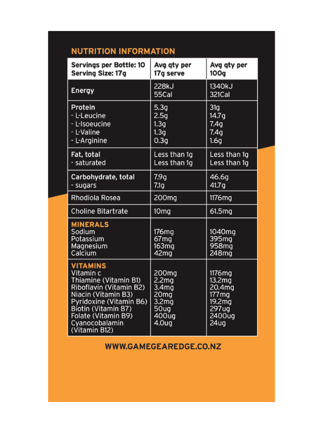 Hydration Powder 10 Servings (Orange/Mango)
