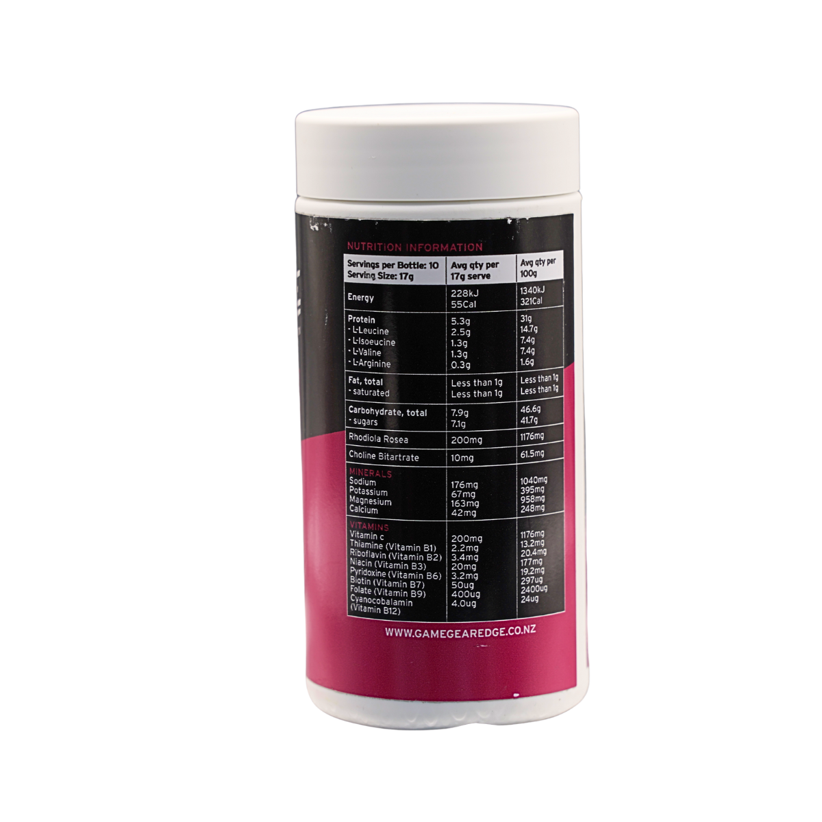 Hydration Powder 10 Servings (Raspberry)