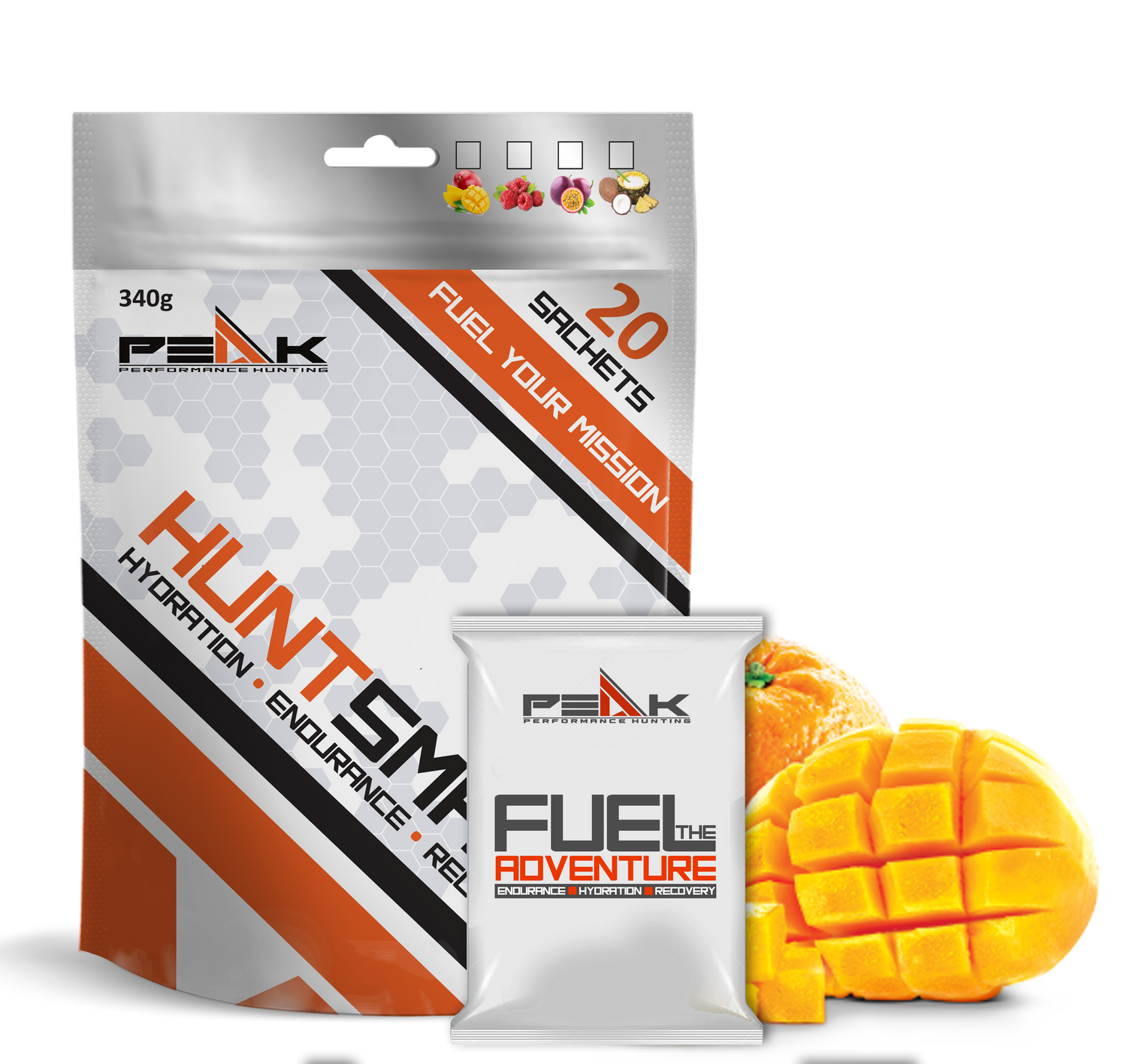 Hunt Smart Pouch (Orange/Mango) Peak Performance Hunting